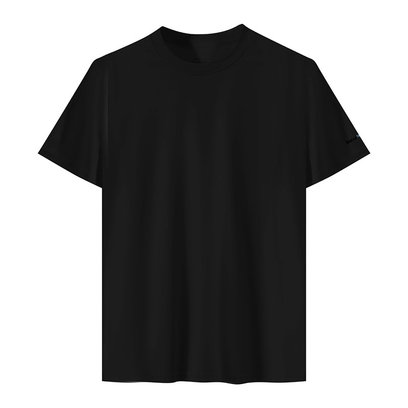 RelaxTee เสื้อยืดแขนสั้นยูนิเซ็กส์ 3 การป้องกัน ระบายอากาศดี สวมใส่สบาย กันน้ำ กันน้ำมัน กันคราบ ผ้าฝ้ายแท้ 100% อ่อนโยน