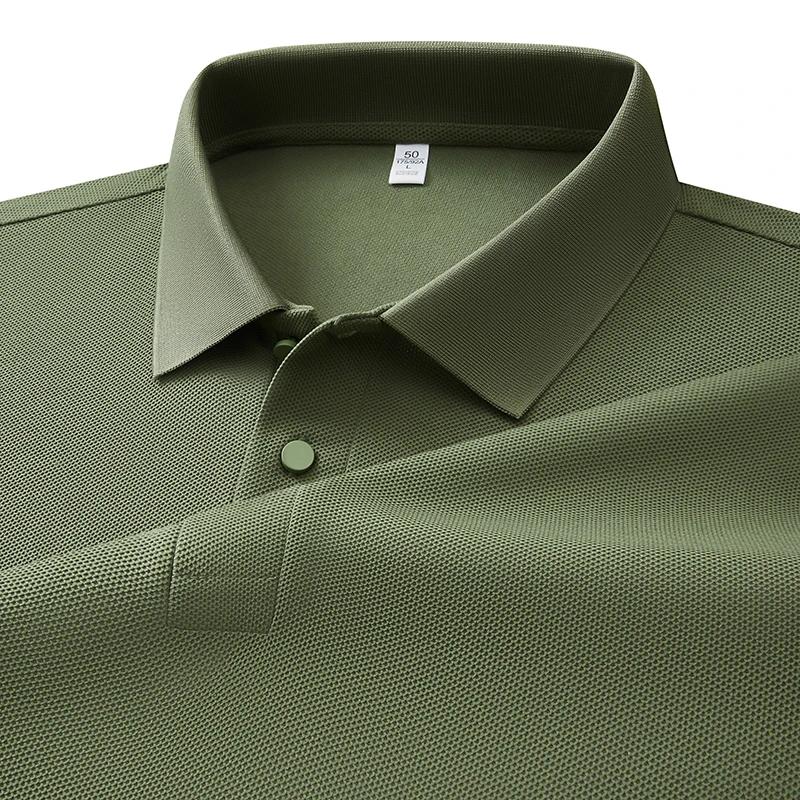 Relaxtee เสื้อโปโลฤดูร้อนสำหรับผู้ชาย ดูดซับความชื้นและแห้งเร็ว + ป้องกันแบคทีเรีย 7A ระบายอากาศได้ดี