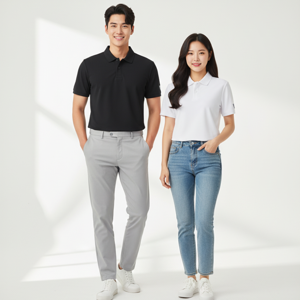 Relaxtee เสื้อโปโลฤดูร้อนสำหรับผู้ชาย ดูดซับความชื้นและแห้งเร็ว + ป้องกันแบคทีเรีย 7A ระบายอากาศได้ดี