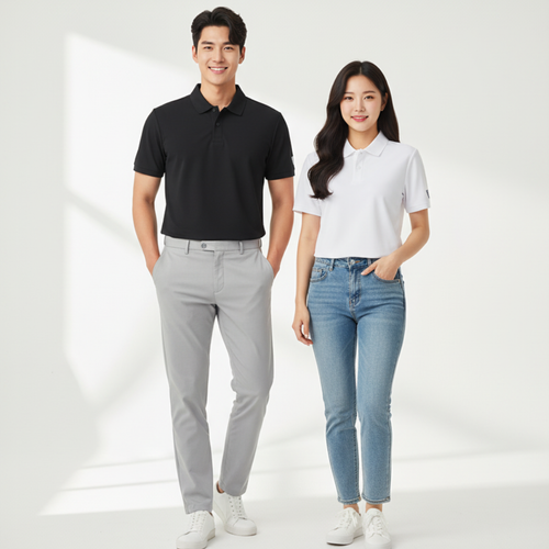 Relaxtee เสื้อโปโลฤดูร้อนสำหรับผู้ชาย ดูดซับความชื้นและแห้งเร็ว + ป้องกันแบคทีเรีย 7A ระบายอากาศได้ดี