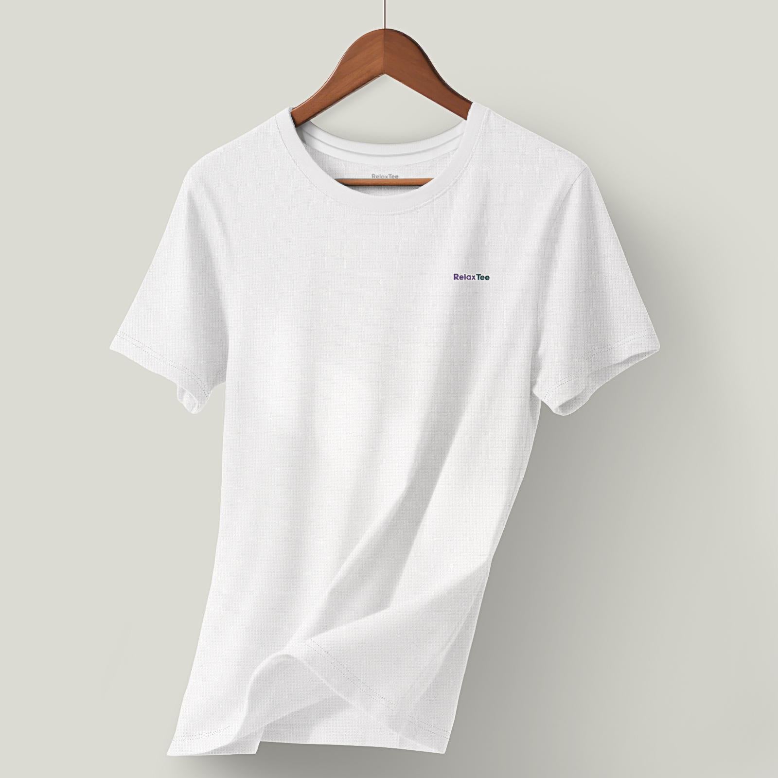 เสื้อยืด RelaxTee เทคโนโลยีพิเศษ  แห้งเร็วทันใจ ระบายอากาศดี  ช่วยบล็อกแสงแดด สำหรับออกกำลังกายกลางแจ้ง